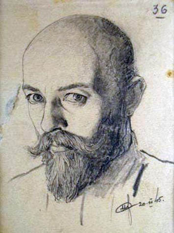 Image - Nil Khasevych: Self-portrait.